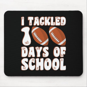Schultag ich habe 100 Tage Schuljungen angerechnet Mousepad