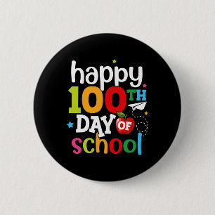 Schultag Lehrer Kinder Mädchen Jungen glücklich 10 Button
