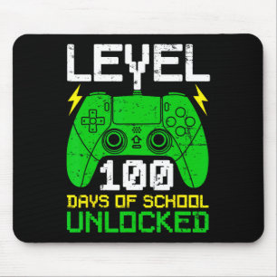 Schultag Mädchen Kinder 100 Tage Schule Mousepad