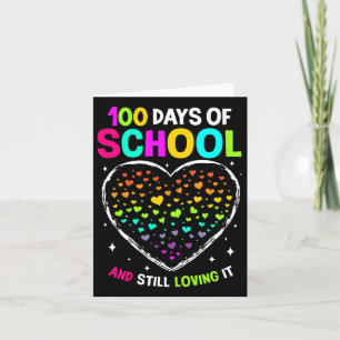 Schultage 100. Schultag Karte