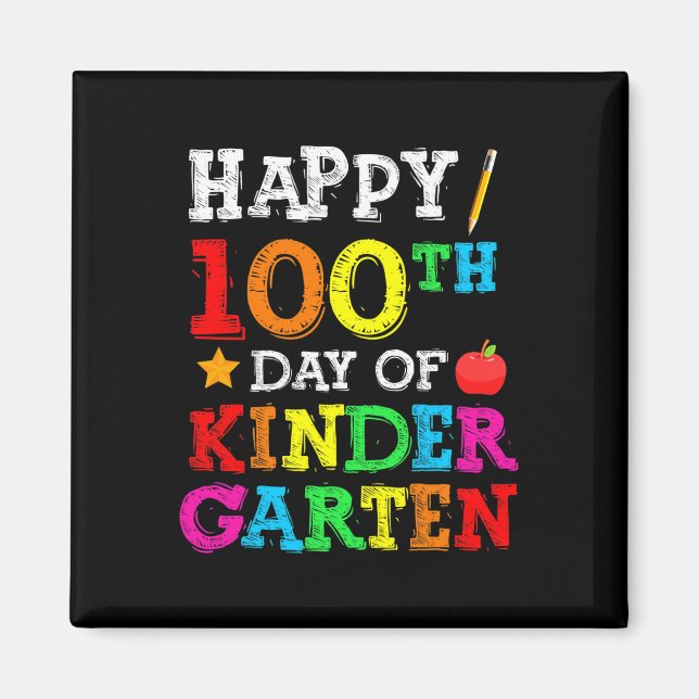 Schultage 100. Schultag Magnet (Vorne)