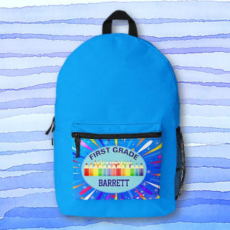 Schultage! Erste Stufe personalisiert Bedruckter Rucksack