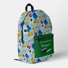 Schultage Muster Bedruckter Rucksack