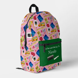 Schultage Muster Bedruckter Rucksack