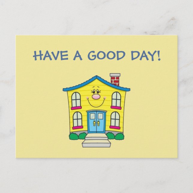 Schultage Postkarte (Vorderseite)