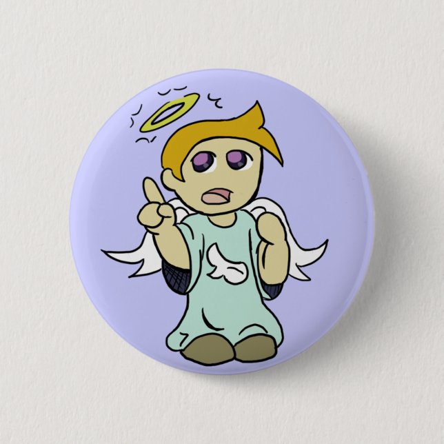 Schulter-Engels-Knopf Button (Vorderseite)