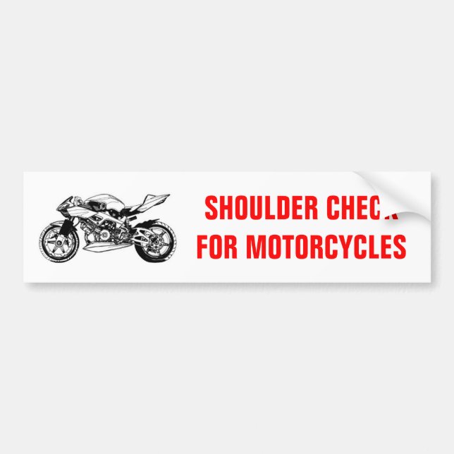 Schulter-Karo für Motorrad-Autoaufkleber Autoaufkleber (Vorne)