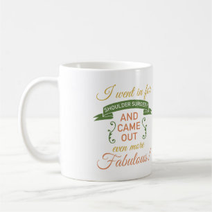 Schulter Operation Fantastische Erholung (grün) Kaffeetasse