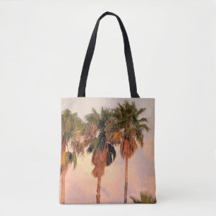 Schulter Tasche Drei Palmen Sonnenuntergang