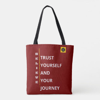 Schulter-Tote-Bag - Believe Vibe Tasche