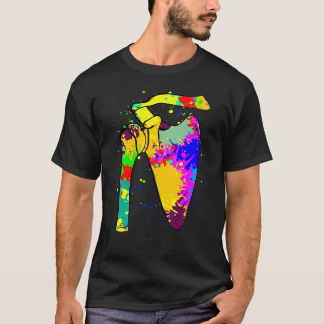 Schultergelenk Art Paint Operation Glenohumeral Ar T-Shirt (Vorderseite)
