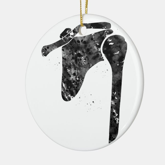 Schulterknochen Keramik Ornament (Links)