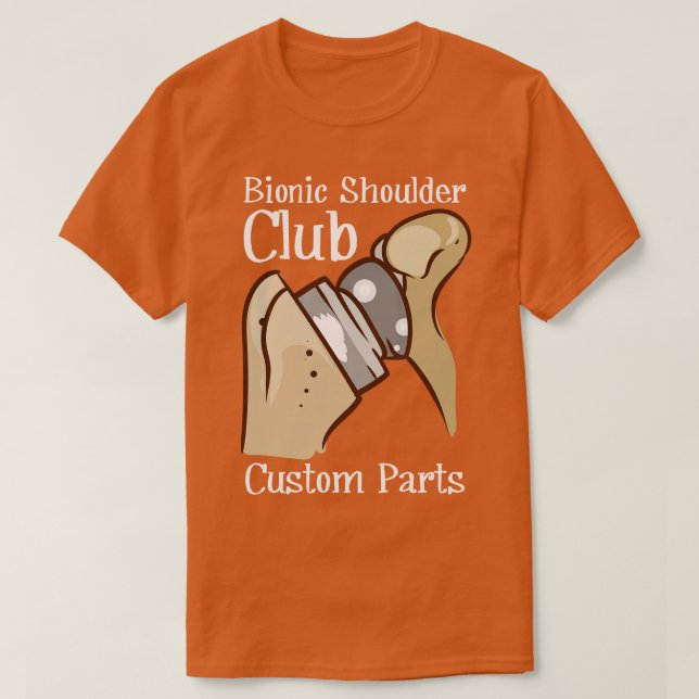 Schulterkorrekturen bei bionischen Schultern T-Shirt (Design vorne)