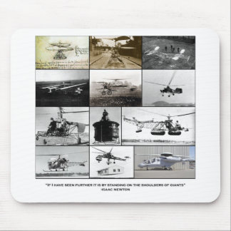 Schultern von Riesen Hubschrauber Mousepad