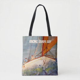 Schultertasche - Segelboot Racing Tasche