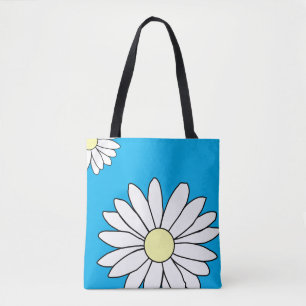 Schultertasche - Summer Daisy Blue Tasche
