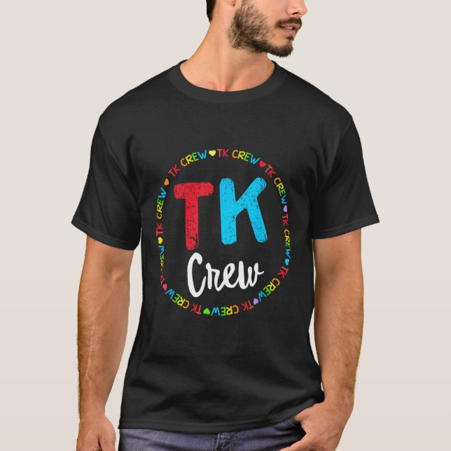 Schulübergang Kindergarten Team Crew T-Shirt (Vorderseite)
