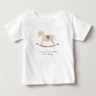 Schulung für Rodeo beginnt früh Baby T-shirt