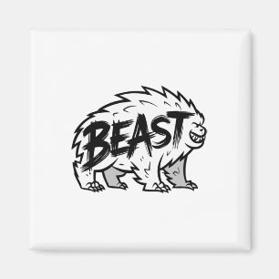 Schulung zur Bodybuilding von Beast Gym Fitness Magnet