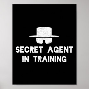 Schulungen für geheime Agent Halloween-Kostümspion Poster