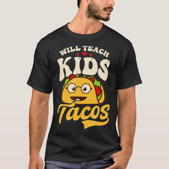 Schulungen für Kinder im Tacos Design Kindergarten T-Shirt (Vorderseite)