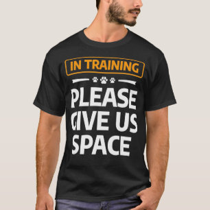 Schulungsangebot für männliche Hunde bei Haustiere T-Shirt