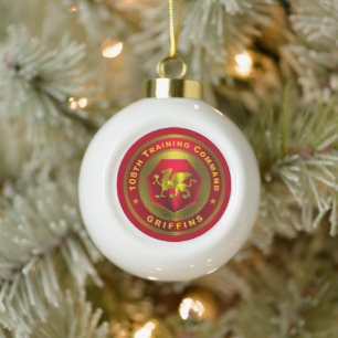 Schulungsbefehl 108. keramik Kugel-Ornament