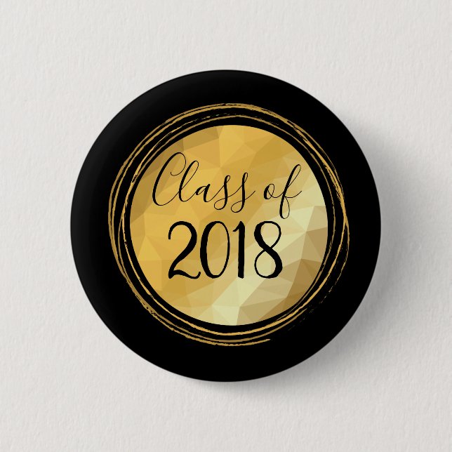 Schulungskurs für Schwarz und Gold Button (Vorderseite)