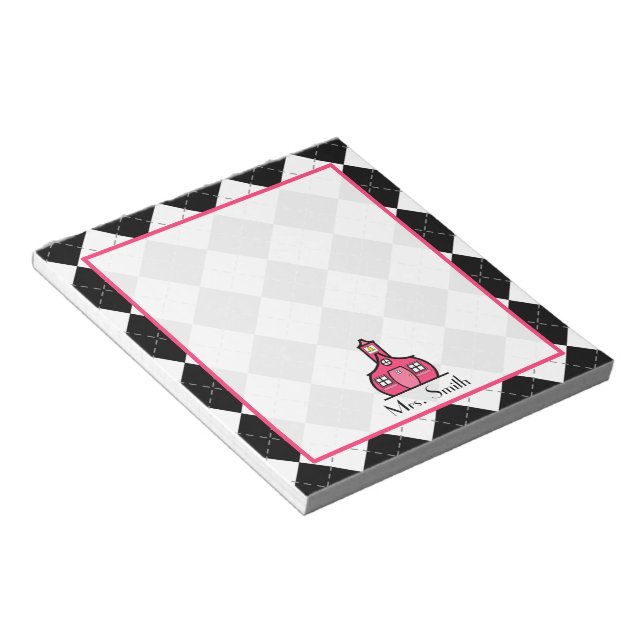 Schulungsmaterial für Schwarze Raute Notizblock (angewinkelt)