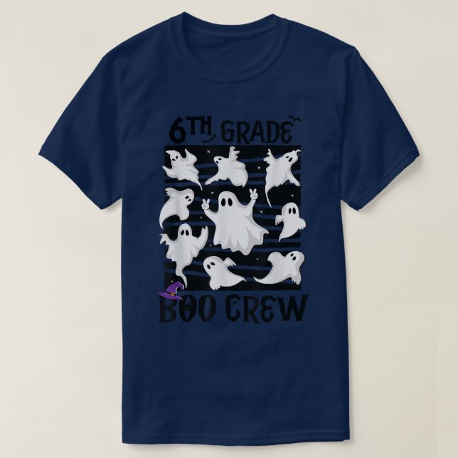 Schulungsteam des 6. Klasse Boo Crew Spooky Bab T-Shirt (Design vorne)