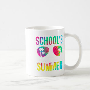 Schulunterricht für Schüler im Sommer Abschluss Kaffeetasse