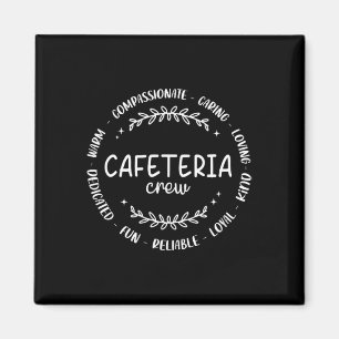 Schulunterstützungsteam passende Cafeteria-Crew zu Magnet