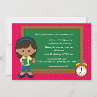 Schulveranstaltung * Hintergrundfarbe Einladung