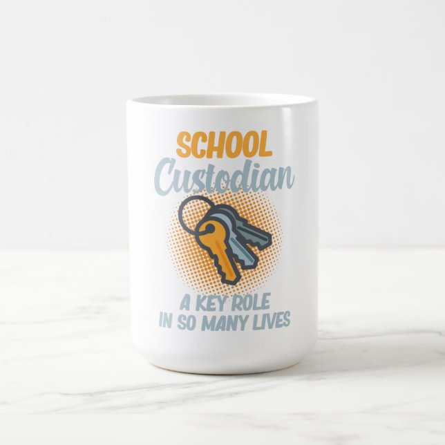 Schulverwahrer Schlüsselrolle im Leben Beruf Janit Kaffeetasse (Mittel)