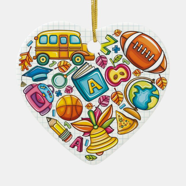 Schulverzierung - SRF Keramik Ornament (Vorne)