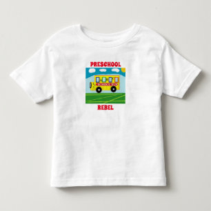 Schulvorschulaufstand Niedlicher Spaß Kleinkind T-shirt