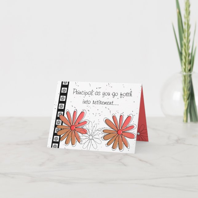 Schulvorsteher-Ruhestands-Karte II Karte (Vorderseite)