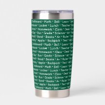 Schulwörter Thermal Tumbler
