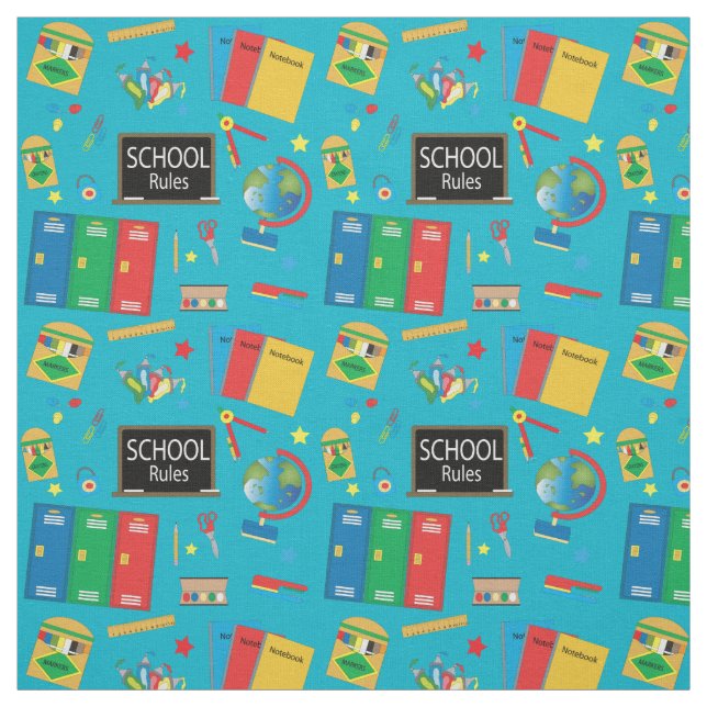 Schulzeit | Hintergrundfarbe ändern Stoff (Muster)