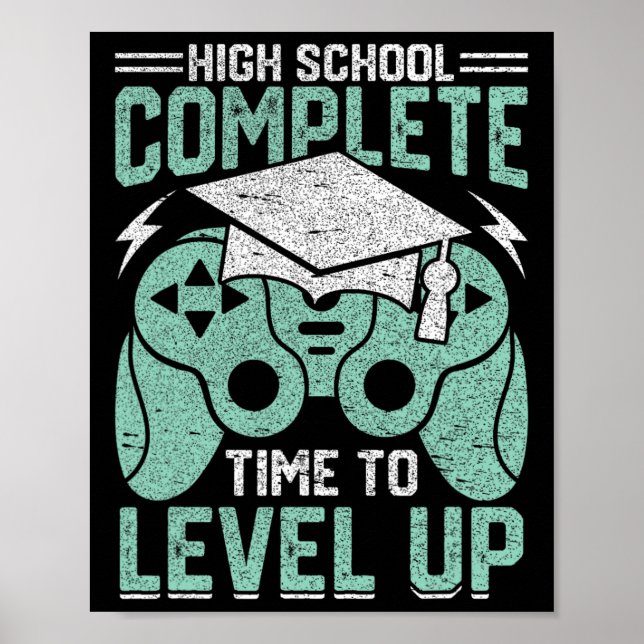 Schulzeit zum Studium des Videospielstudiums Poster (Vorne)