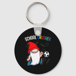 Schulzerstörer Ck Zur Schule Süßer Gnom Fußball St Schlüsselanhänger
