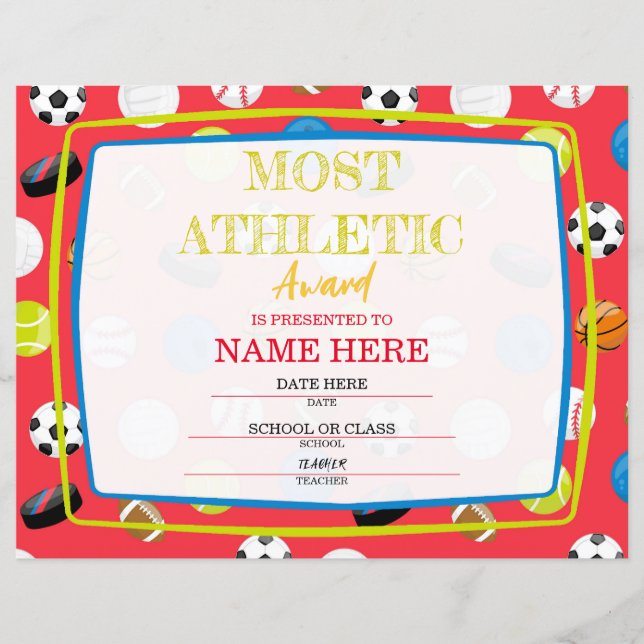 Schulzeugnis (Vorderseite)