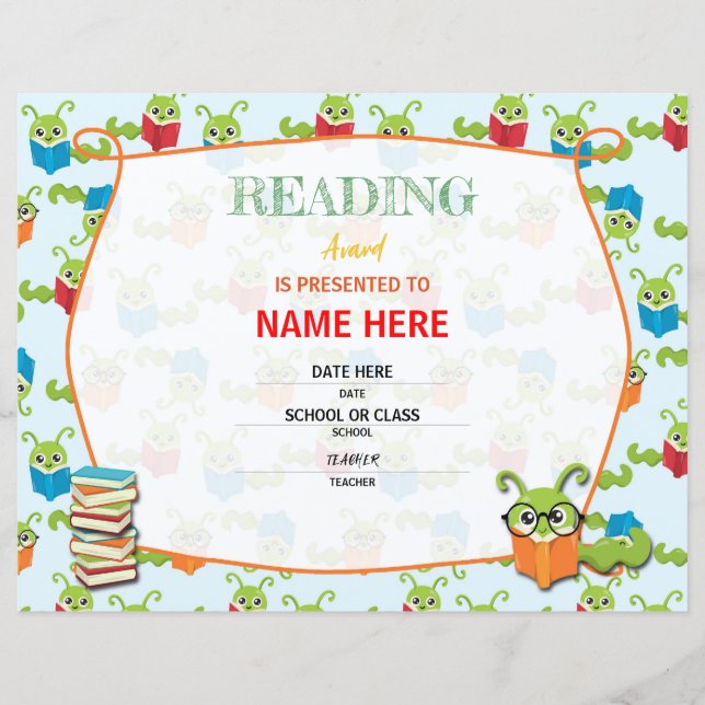 Schulzeugnis (Vorderseite)