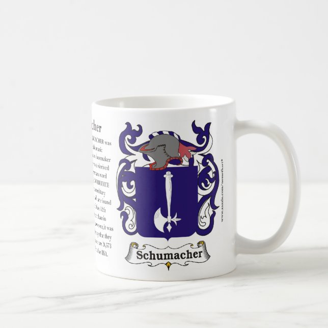 Schumacher Familien-Wappen Tasse (Rechts)
