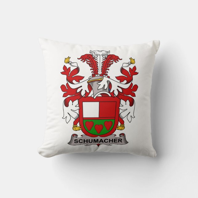 Schumacher Familienwappen Kissen (Vorderseite)