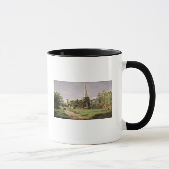 Schüren Sie Poges Kirche Tasse (Rechts)