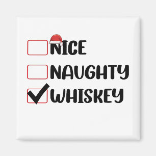 Schurken Guter Whisky Weihnachtsmann Weihnachtslis Magnet