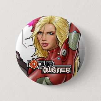 Schurken- Jäger-Knopf Button