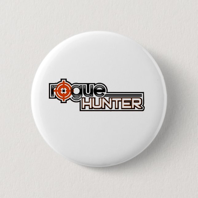 Schurken- Jäger-Knopf (Logo) Button (Vorderseite)