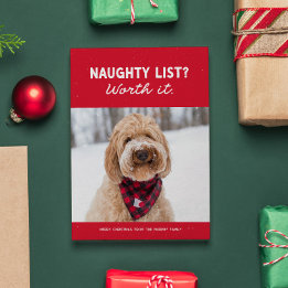 Schurkenliste lustig süß rot Weihnachten